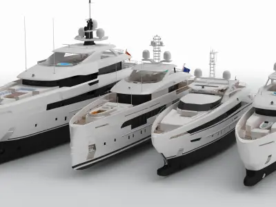 Collection Yachts September 2024 3D model