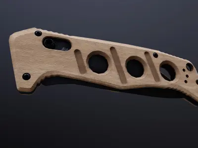 Benchmade Knives Free low-poly 3D model