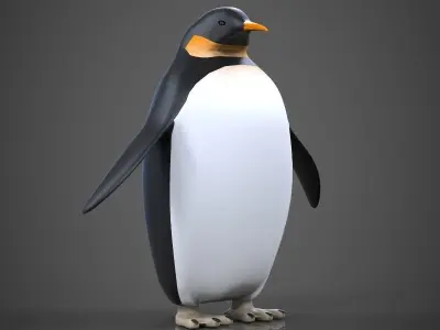 Penguin 3D model get