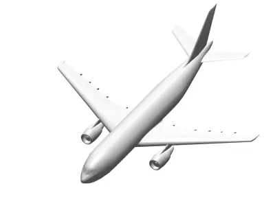 Airbus A300 3D model
