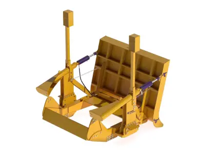 K-Tec Ox Block Earthmoving Support Tractor  3D model