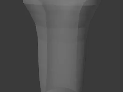 Large Open Drainage Pipe Free 3D model