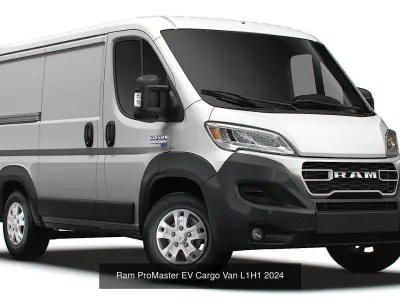 Ram ProMaster EV Cargo Van  2024 3D Model Pack