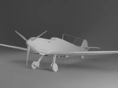 Messerschmitt Bf 109 3D model buy