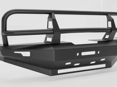 BUMPER PROLINE 4x4 EQUIPMENT FOR TOYOTA LAND CRUISER SERIE 80 3D model