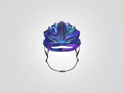 Sport Cycling Helmet - Game Ready 3D Model Free low-poly 3D model