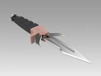 Star Trek Klingon DK Tahg Knife 3D model