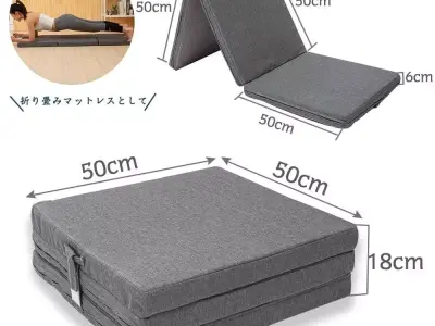 Modern Bed Low-poly 3D model