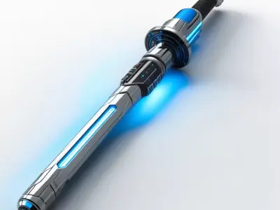 Futuristic SciFi Energy Sword Hilt 3D model