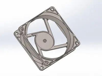 Fan for PC or Battery 3D model