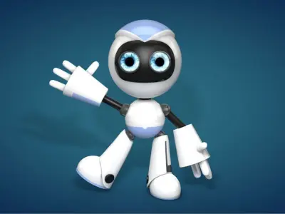 Simple Robot 3D model