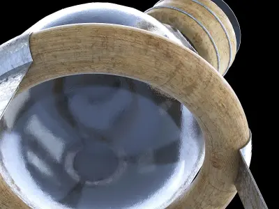 Glass Decanter 3D model