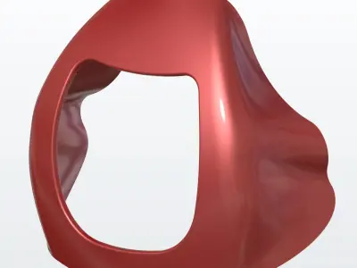 Motorcycle Headlight Visor 3D print model