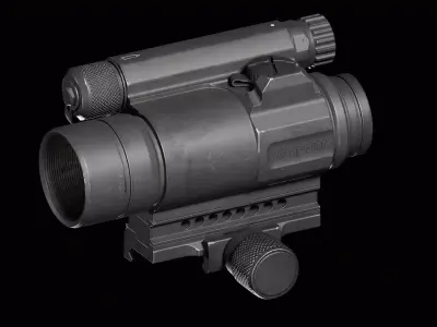 CompM4 Low-poly 3D model