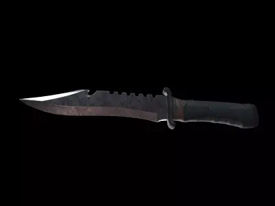 Low-poly Knife Low-poly 3D model purchase