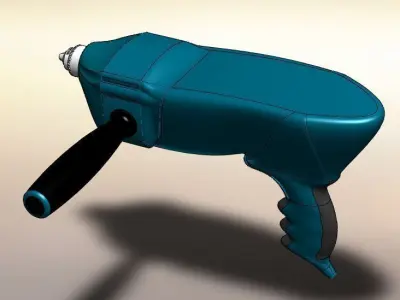 Power Tool Drilling-Hitachi  Free 3D model