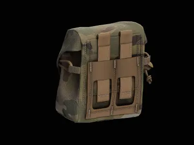 CRYE Frag Pouch Low-poly 3D model