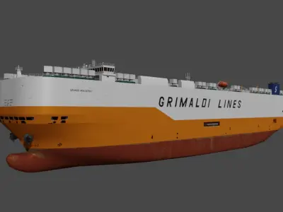 GRANDE NEW JERSEY Vehicles Carrier 3D model Low-poly 3D model