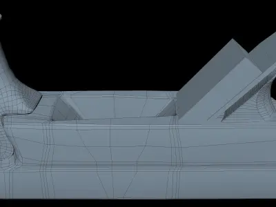 Jack Plane Low Poly Low-poly 3D model