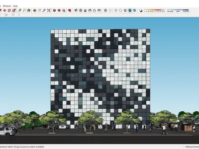 Sketchup Office building G10 3D model