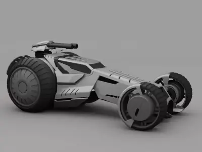military vehicle  3D model