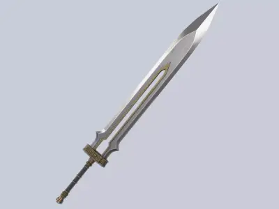 Greatsword Low-poly 3D model buy