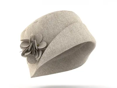Cloche Hat 3D model