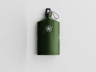 Army Canteen 3D model