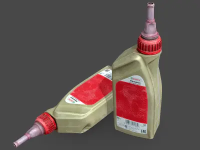 Transmission Fluid Bottle 3D model buy