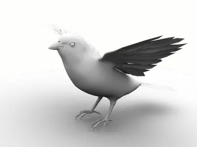 sparrow bird 3d model 3D model