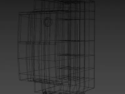 VFD model computer tower Low-poly 3D model