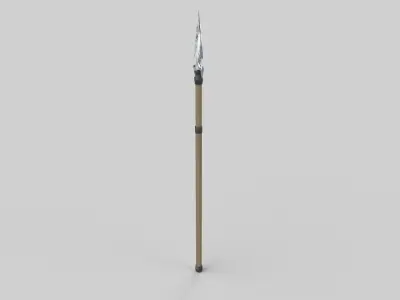 Spear Low-poly 3D model