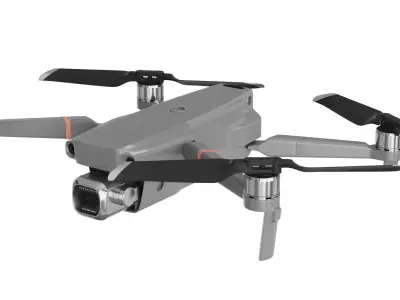 Quadcopter DJI Mavic 2 BLENDER 3D Model Cycles 3D model
