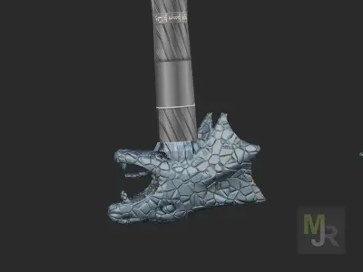 Sword Elf 1 Low-poly 3D model