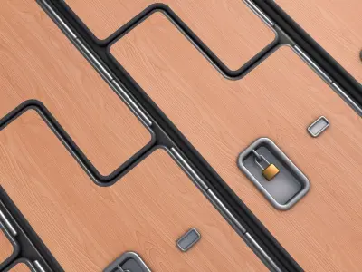 School  Locker 3D model