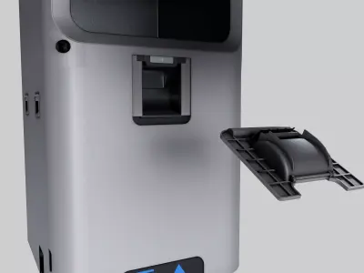 Sterilising Machine Low-poly 3D model