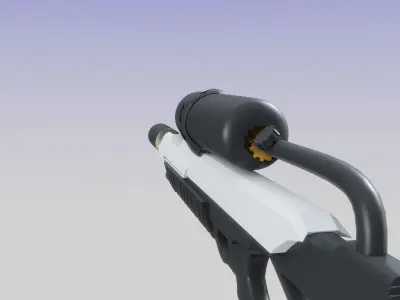 The Boring Company - Not A Flamethrower Low-poly 3D model