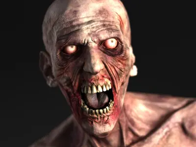 Zombie - Game Character 3D model