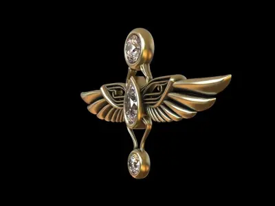 Egyptian Scarab Pendant 3D print model