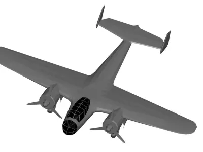 Dornier Do 17 3D model purchase
