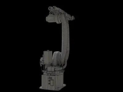 industrial Robots small 3D model
