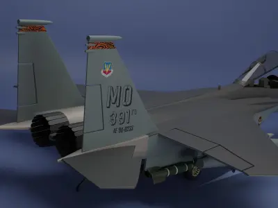 McDonnell Douglas F-15 Eagle 3D model get