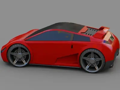 Sport car  Free 3D model buy