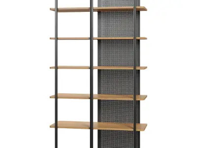 Kave Home Nadyria shelves 3D model
