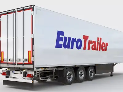Semitrailer Refrigerator 3D model