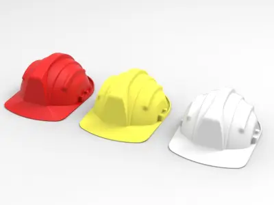 Industrial Helmet 3D model