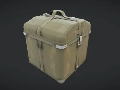 military style storage case 3D model