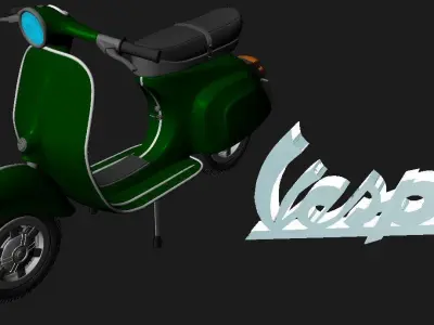 Vespa Free 3D model purchase