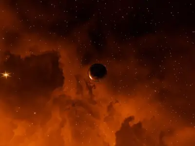 Pyreveil Nebula HDRI 16k seamless 3D model