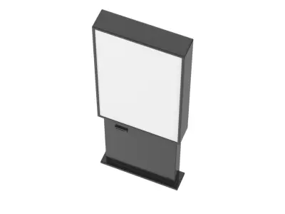 Kiosk Low-poly 3D model